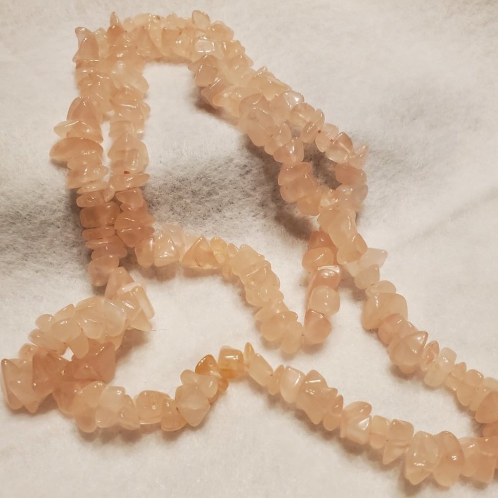 Rose quartz necklace